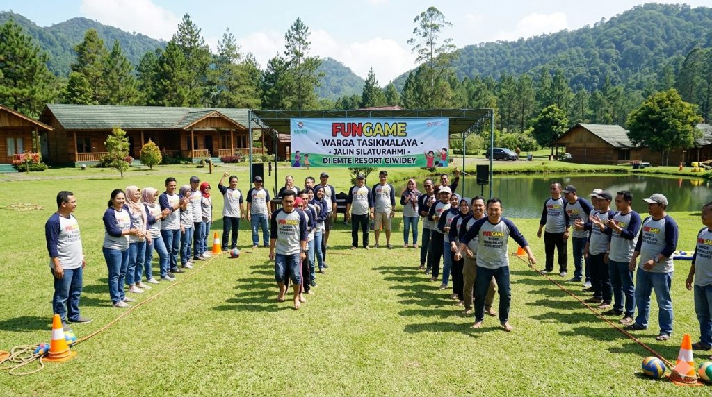 Kegiatan Fangame di Emte Resort